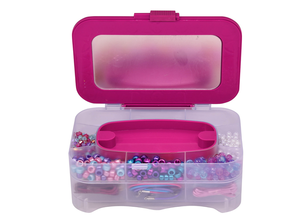 Kūrybinių apyrankių kūrimo rinkinys su įvairiais priedais