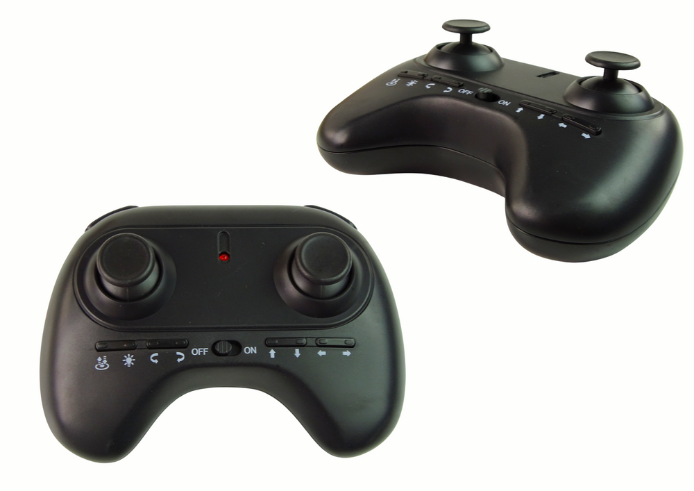 Nuotoliniu būdu valdomas dronas, spalvotas