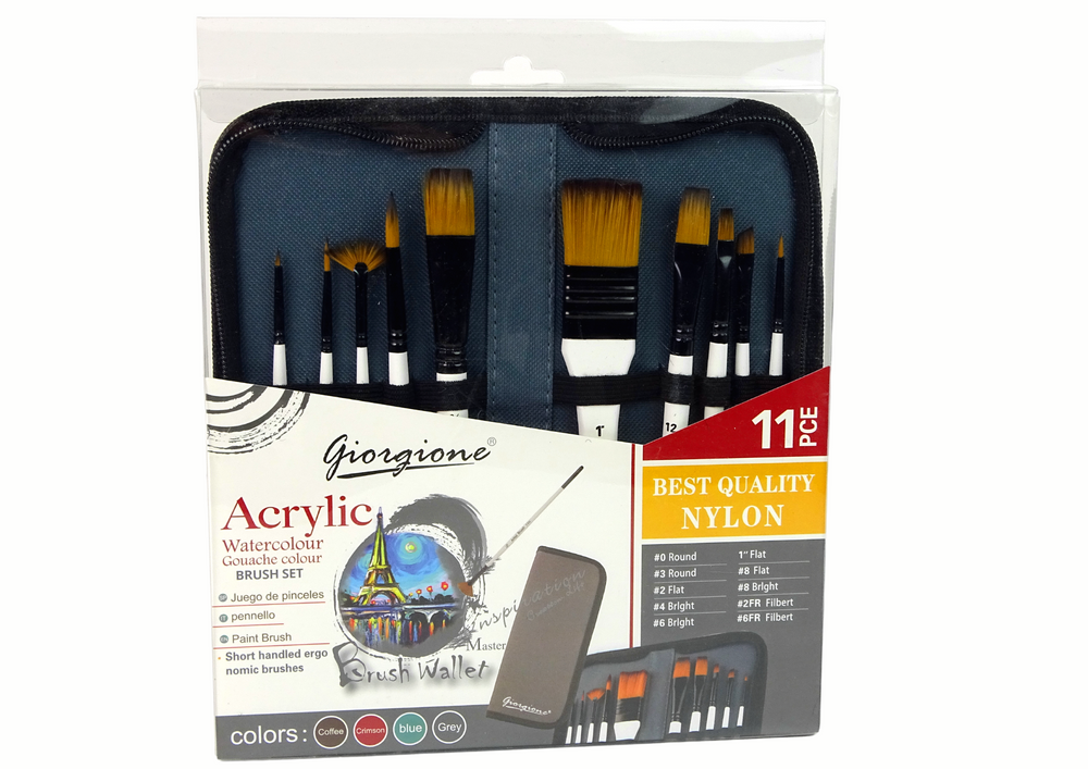 Teptukų rinkinys pieštukinėje, 10 vnt.