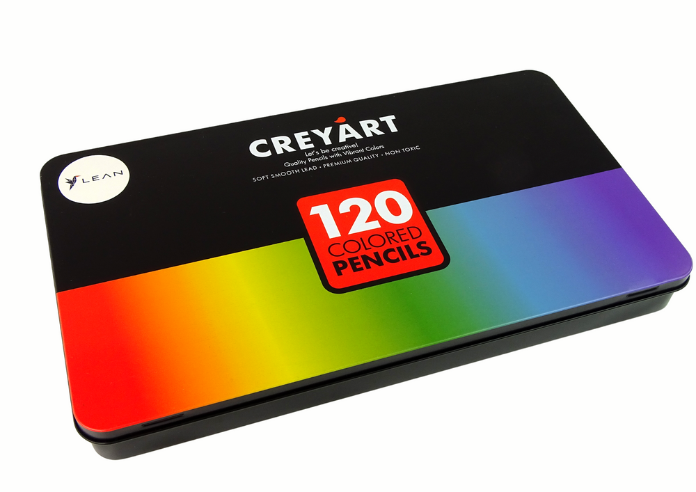 Pieštukų rinkinys  dėžutėje, 120 vnt.