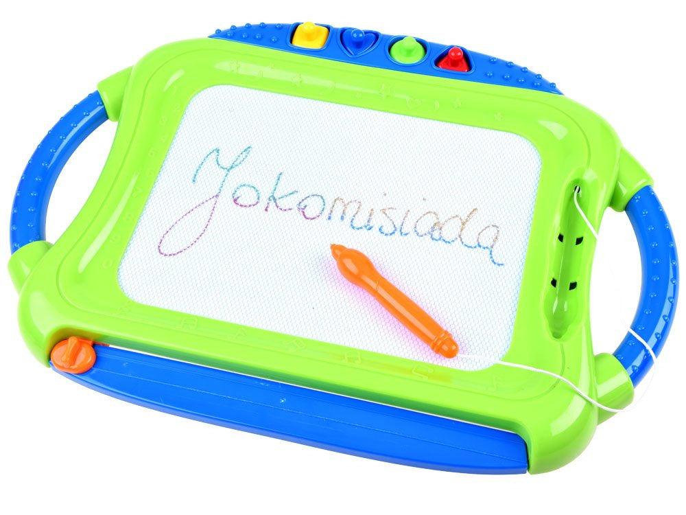 Piešimo lenta su antspaudais, žalia