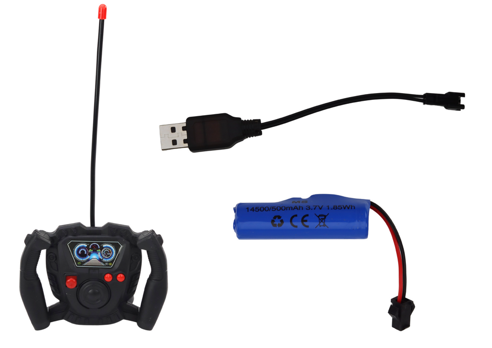 Nuotoliniu būdu valdomas traktorius su nuimama priekaba 1:16, žalias