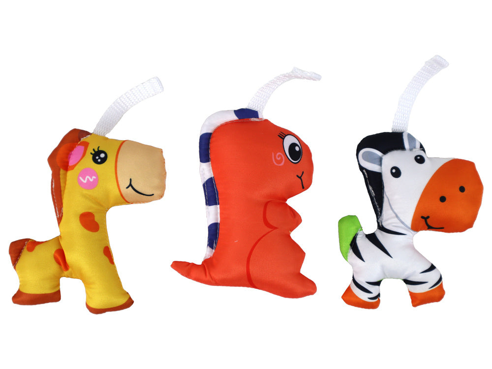 Pakabinama kūdikių lovytės karuselė su garso efektais, mėlyna