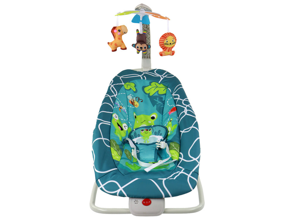 Vaikiška supamoji kedutė 2in1 su garso efektais, žalia