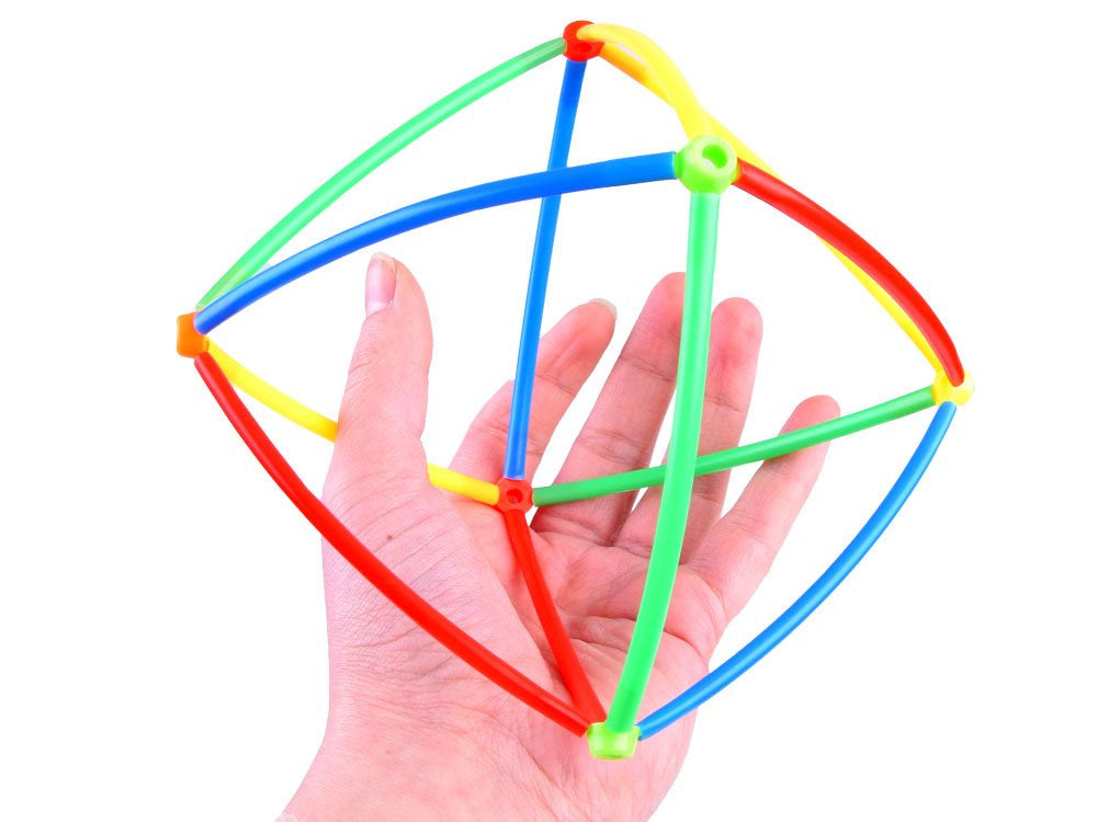 3D kūrybinis šiaudelių konstruktorius  1000 el.