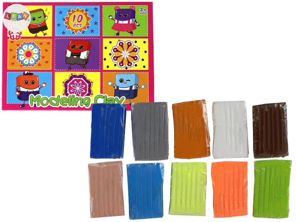 Plastilino rinkinys 10 spalvų