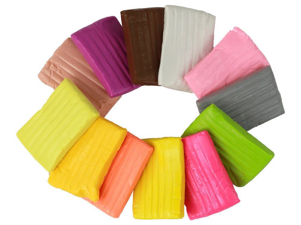 Modeliavimo plastilinas 12 spalvų