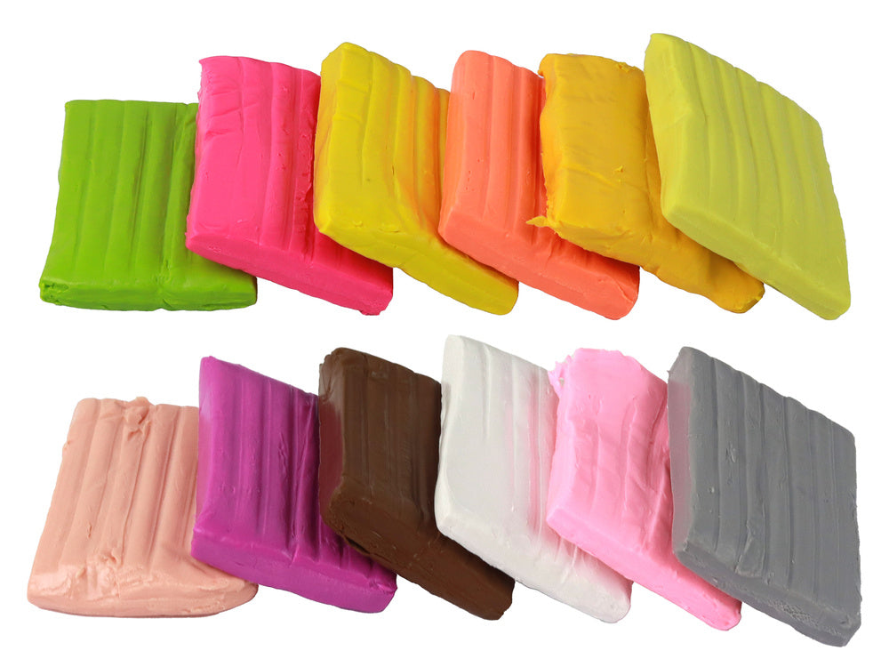 Modeliavimo plastilinas 12 spalvų