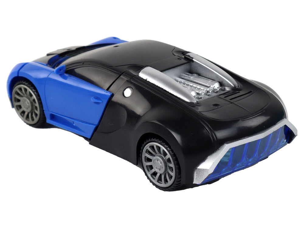 Automobilis transformeris 2in1 „Bugatti“, mėlynas