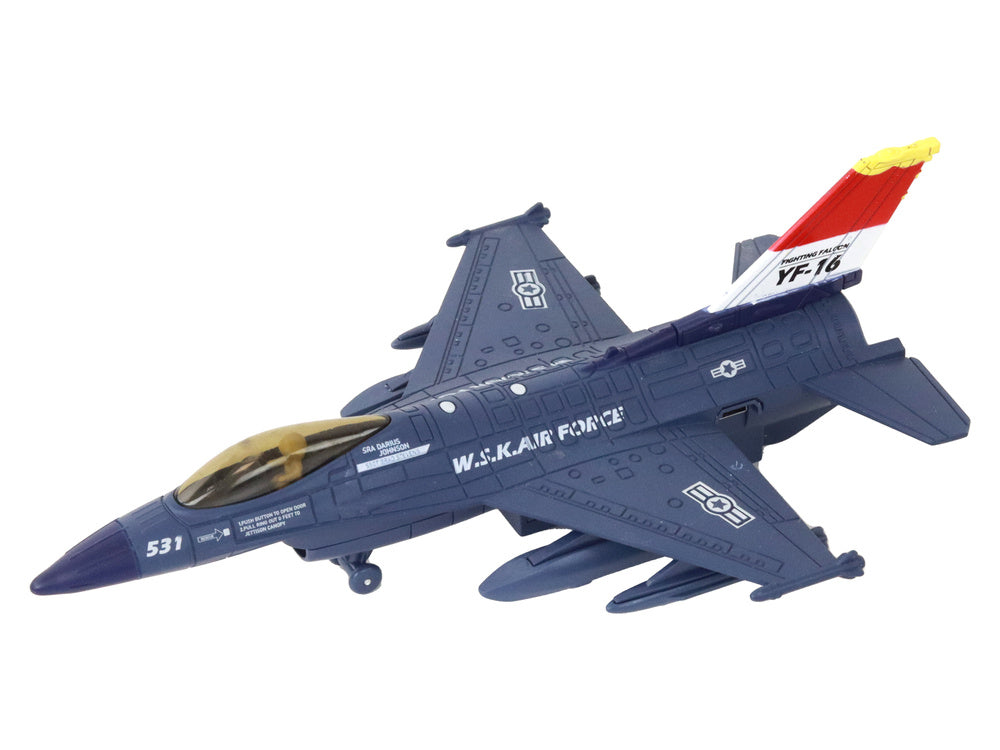 Karinis lėktuvas su garso ir šviesos efektais