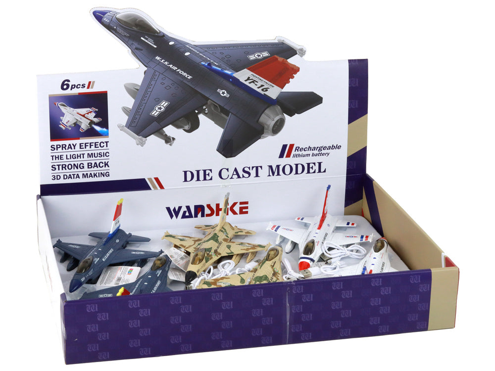 Karinis lėktuvas su garso ir šviesos efektais