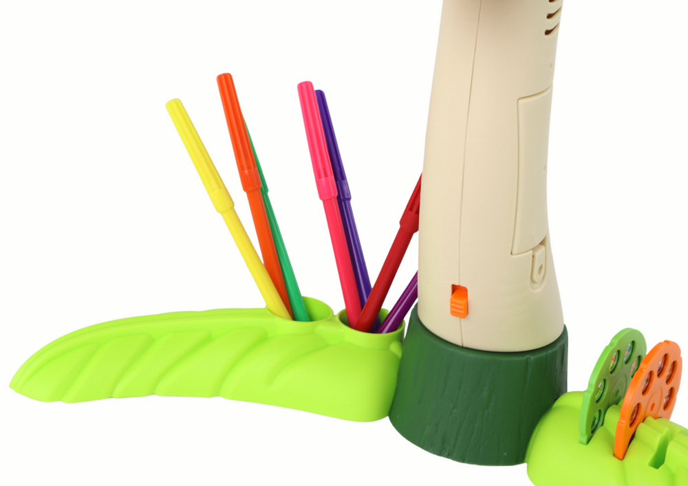 Piešimo projektorius dinozauras su garsais