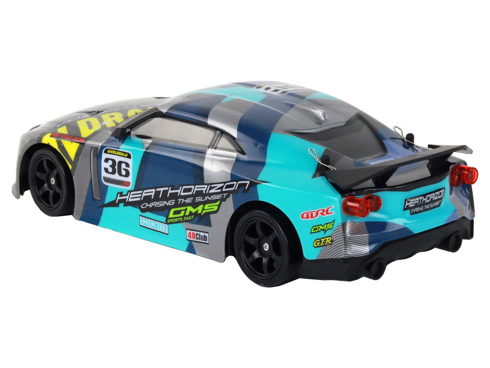 Nuotoliniu būdu valdomas sportinis automobilis 4x4, pilkas