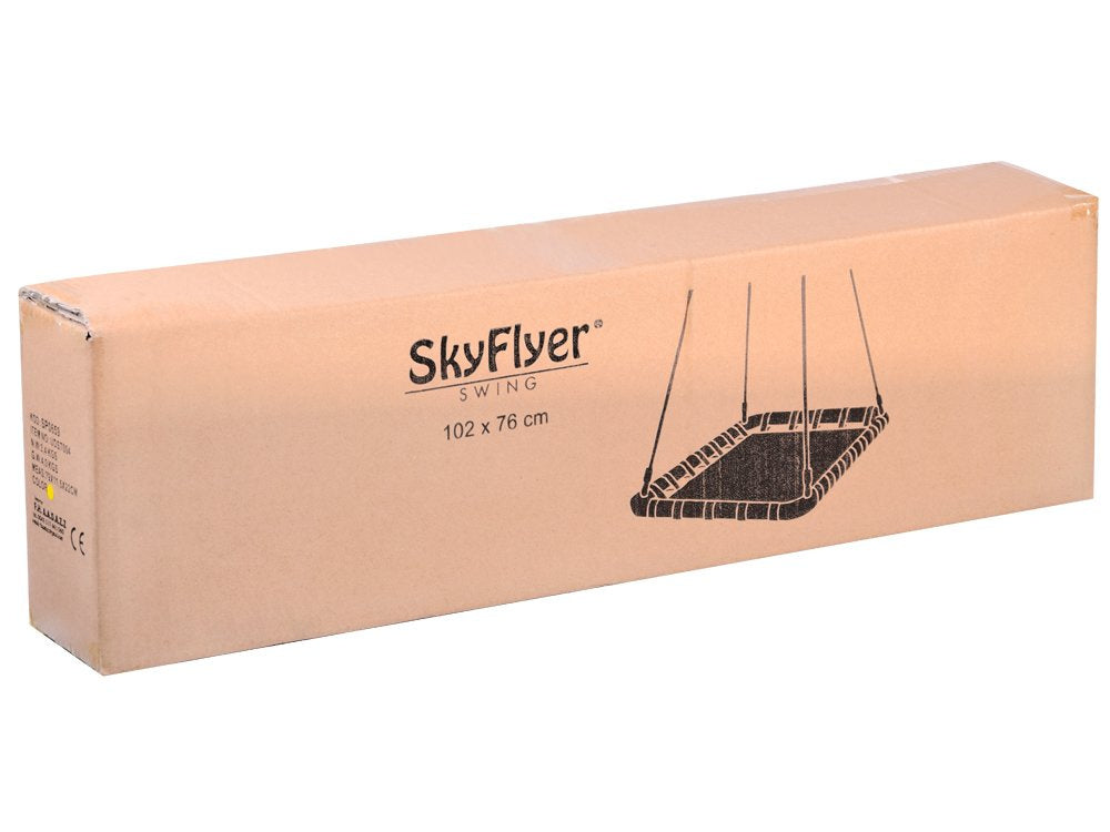 Pakabinamos lauko sūpynės SkyFlyer 76x102cm, mėlynos