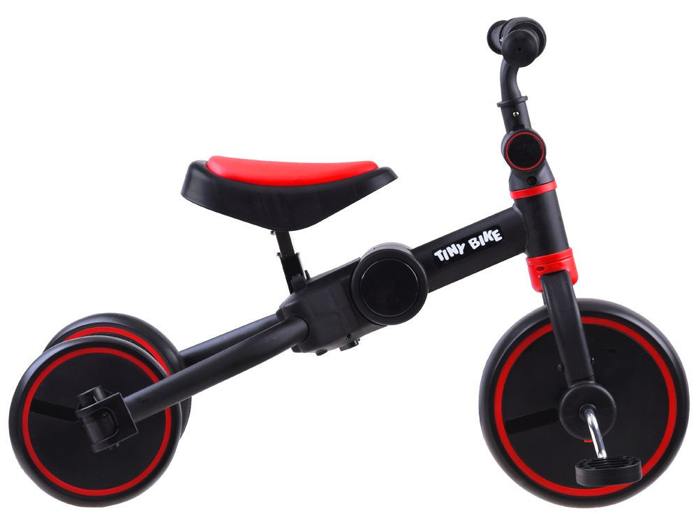 Triratis dviratis 3in1, raudonas