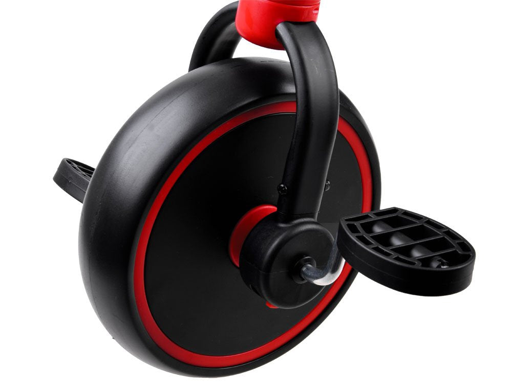 Triratis dviratis 3in1, raudonas