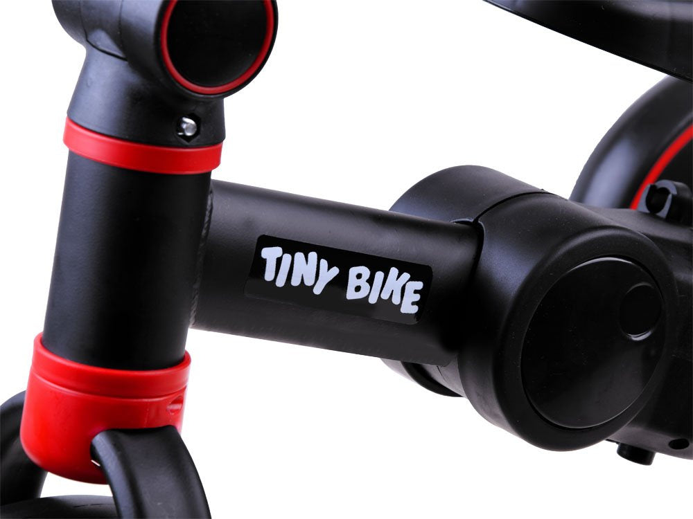 Triratis dviratis 3in1, raudonas