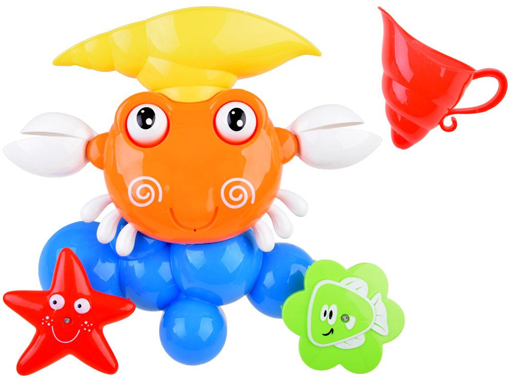 Vandens žaislas, krabas su fontanu