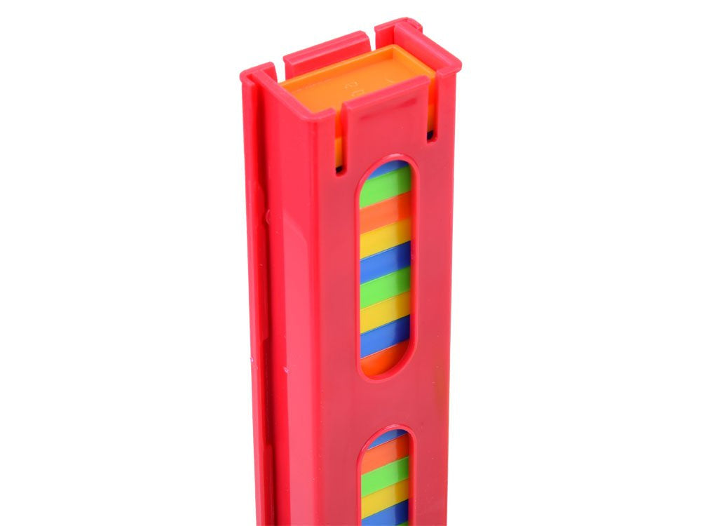 Domino kaladėlių traukinukas, 80 vnt. Happy Truck