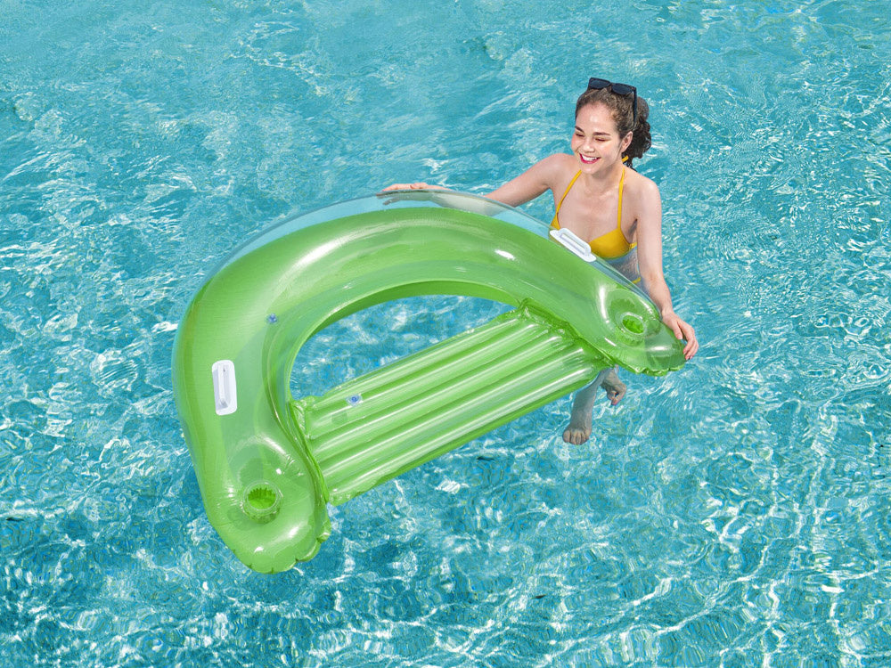 Pripučiamas plaukimo fotelis 152x99cm, žalias, Bestway