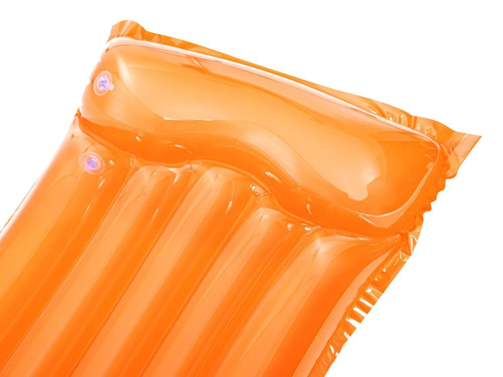 Pripučiamas plaukimo čiužinys 183 cm x 76 cm, Bestway Beach Deluxe, oranžinis