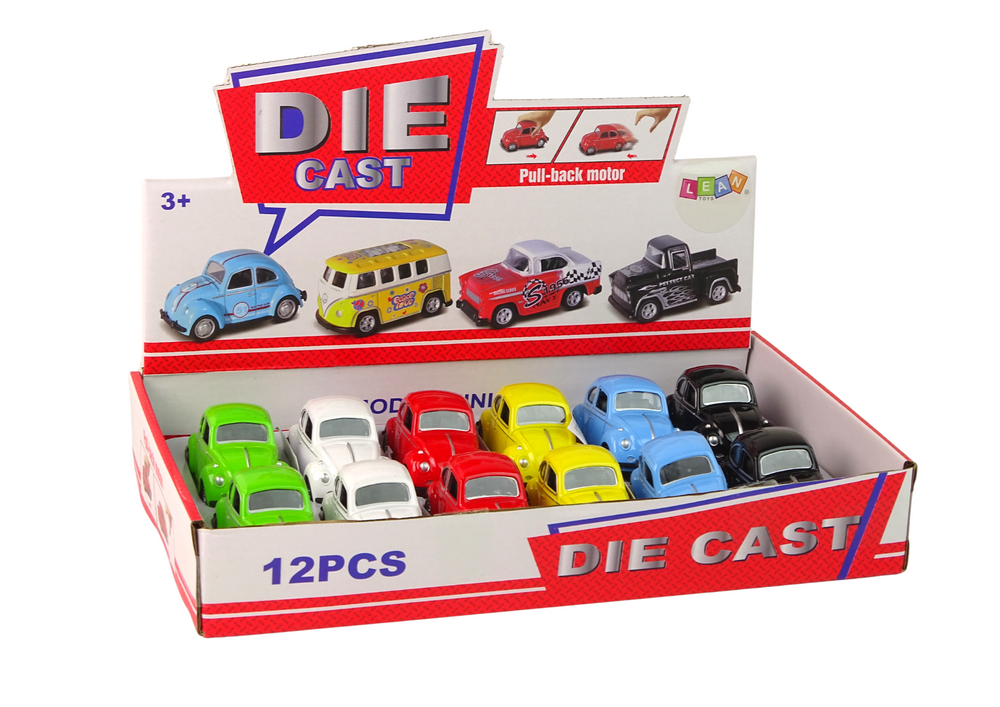 Automobilio modeliukas Beetle, 6 spalvos