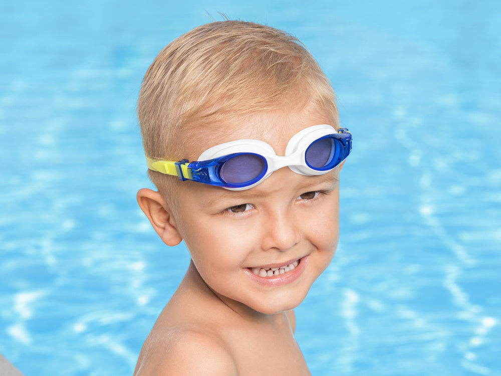 Vaikiški plaukimo akiniai Bestway Accelera, mėlyna