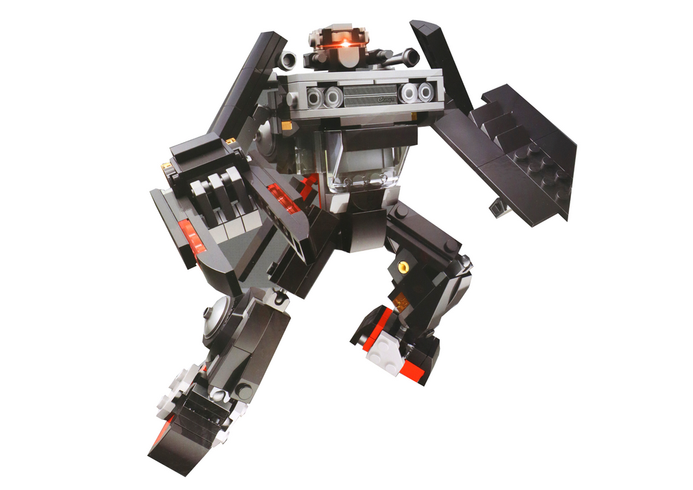 Automobilio ir roboto konstruktorius, pilkas