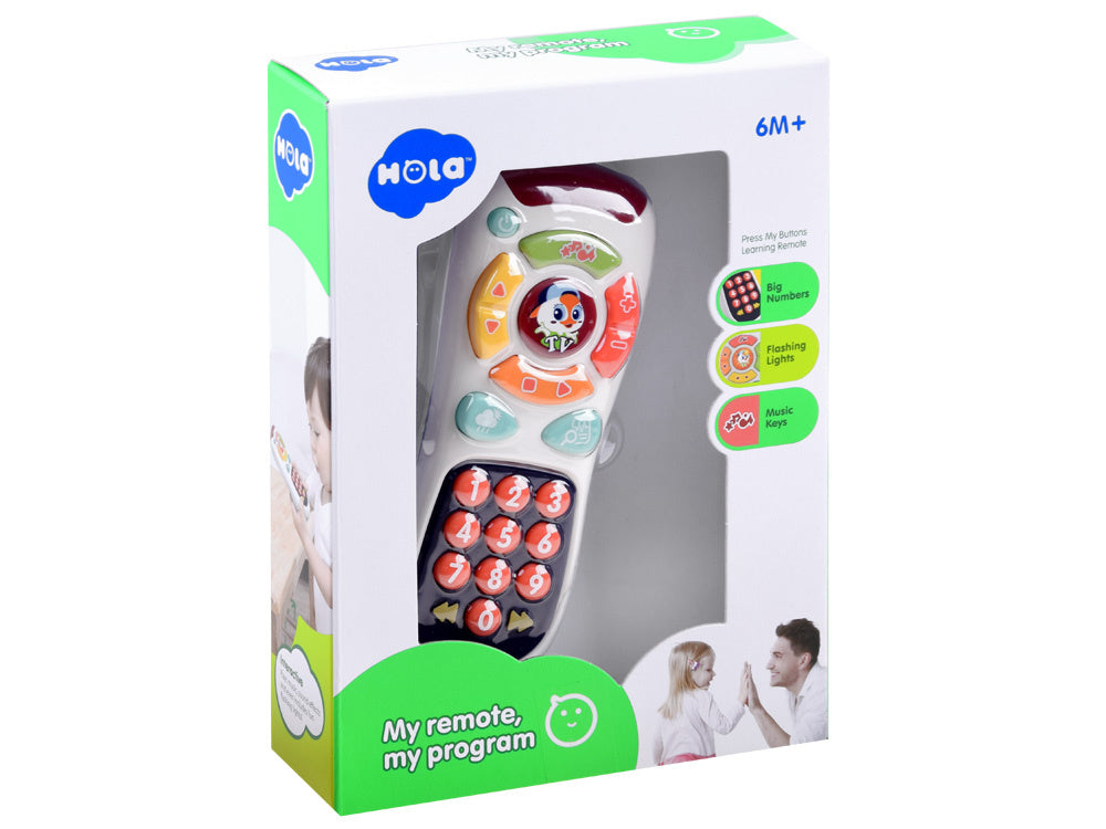 Interaktyvus pultelis su dideliais mygtukais