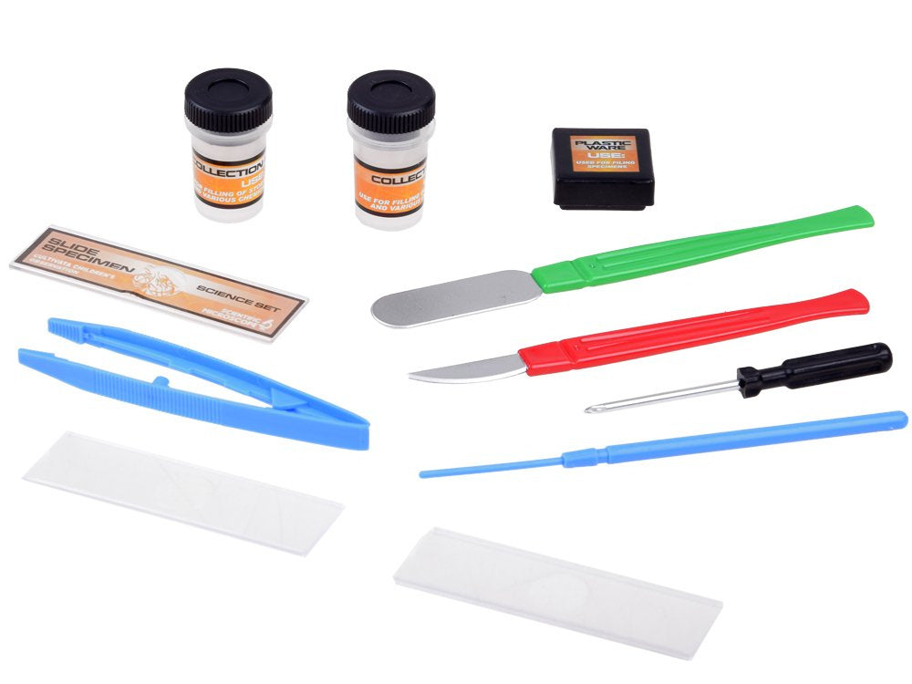 Vaikiškas mikroskopas jaunajam mokslininkui, baltas