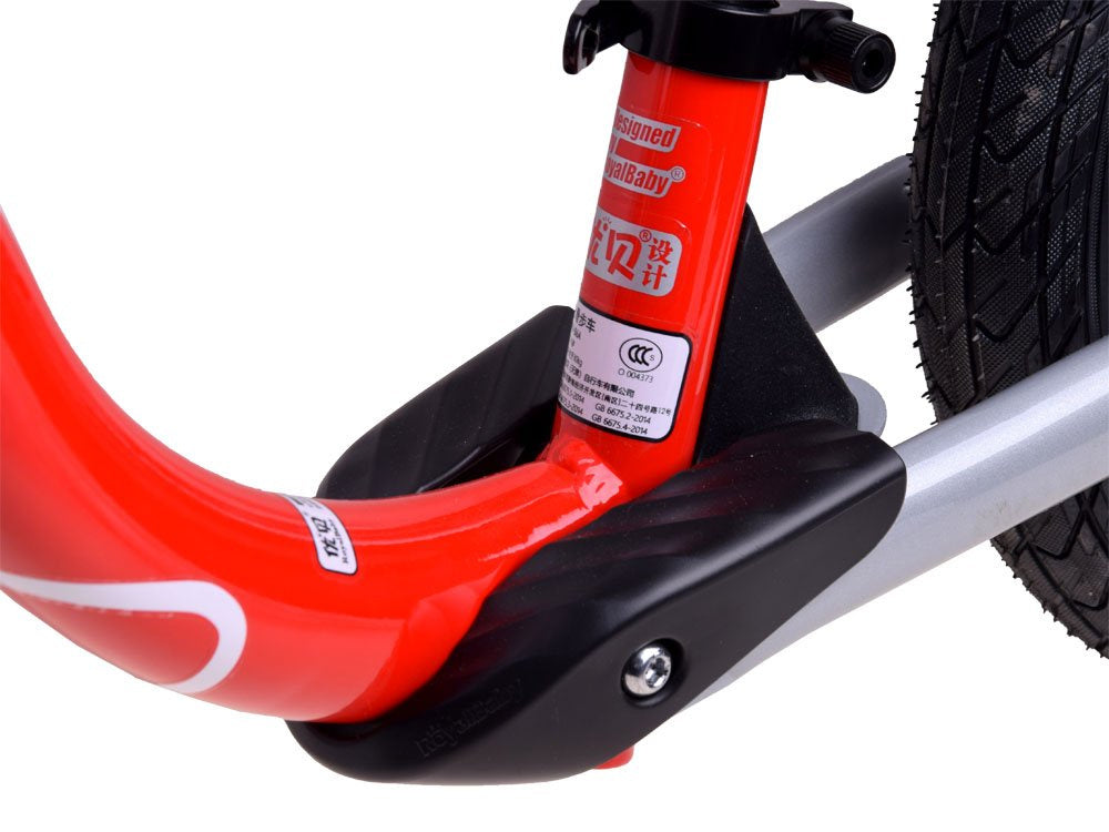 Balansinis dviratukas RoyalBaby Knight 12, raudonas