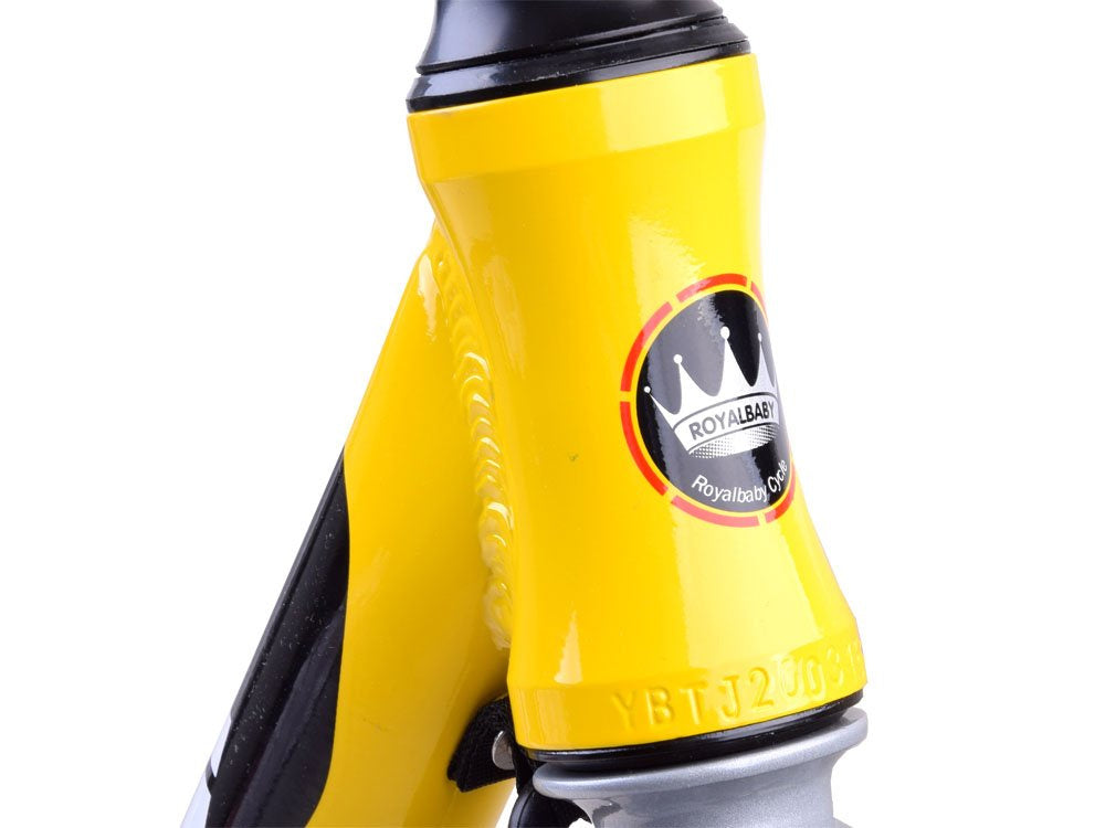 Balansinis dviratukas RoyalBaby Knight 12, geltonas