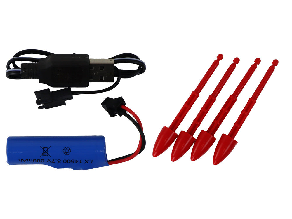 Nuotoliniu būdu valdomas tankas su garso ir šviesos efektais, žalias