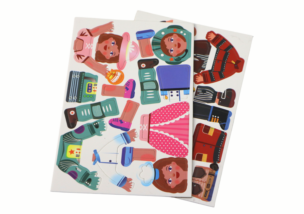 Magnetinių dėlionių rinkinys, animacinių filmų personažai