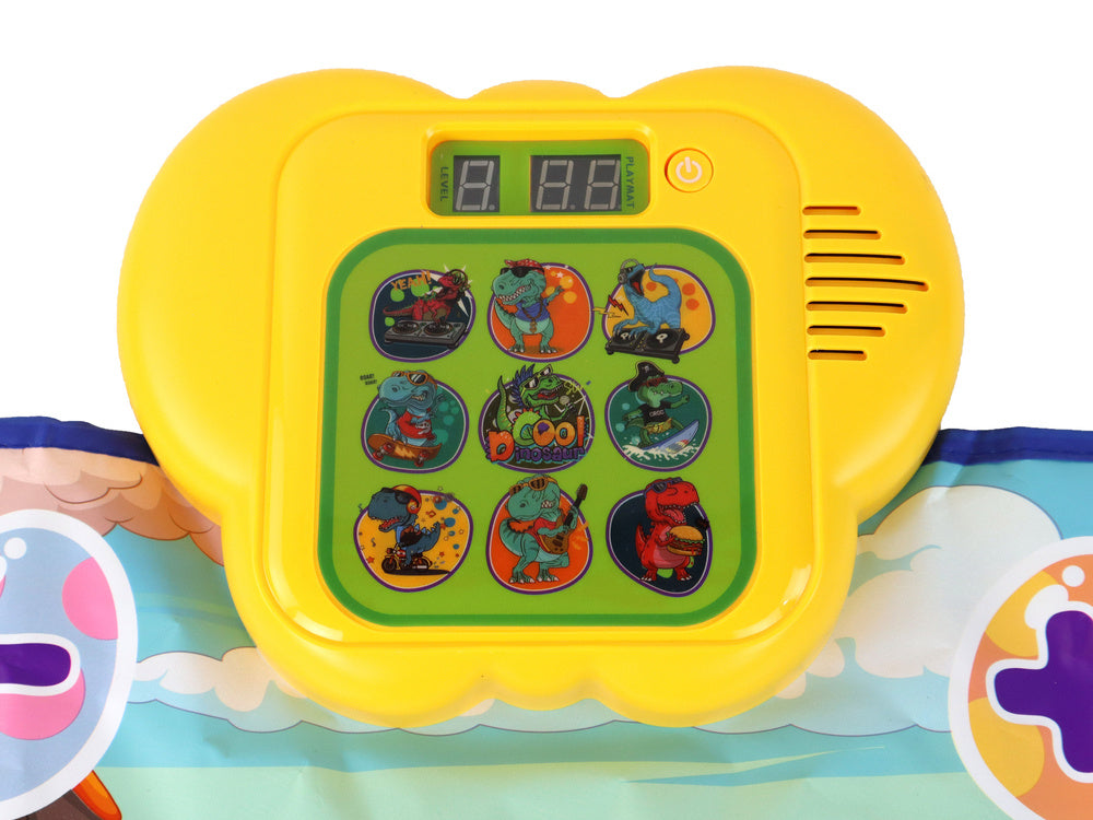 Interaktyvus šokių kilimėlis su dinozaurų motyvais 90x86cm