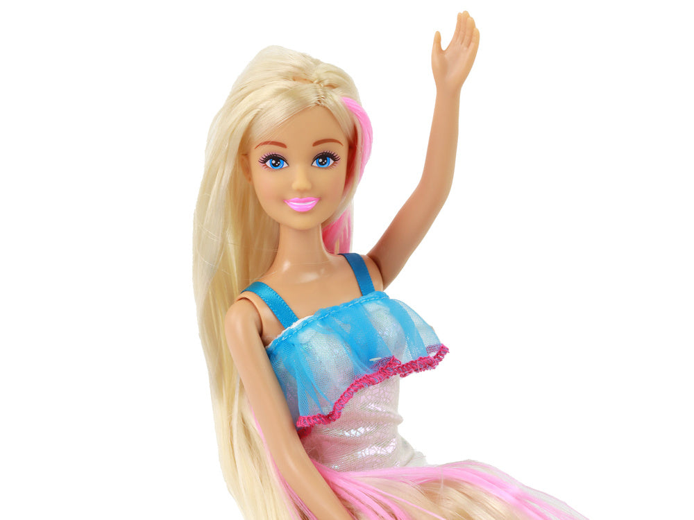 Lėlė Anlily ilgais šviesiais plaukais