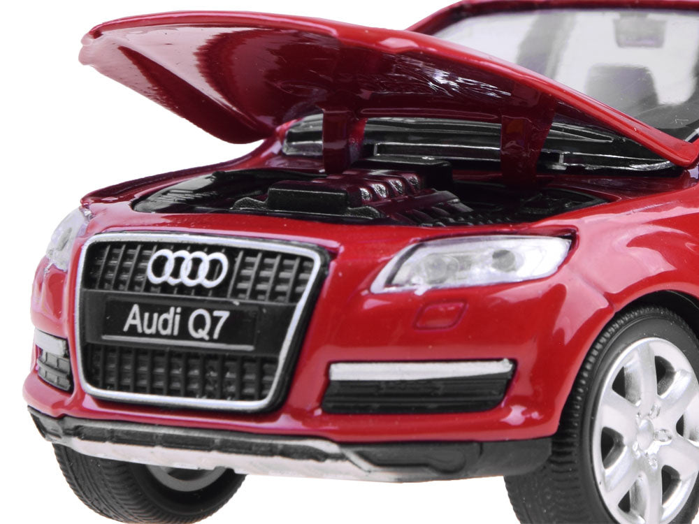 Žaislinis automobilis Suv Audi Q7 1:32, raudonas