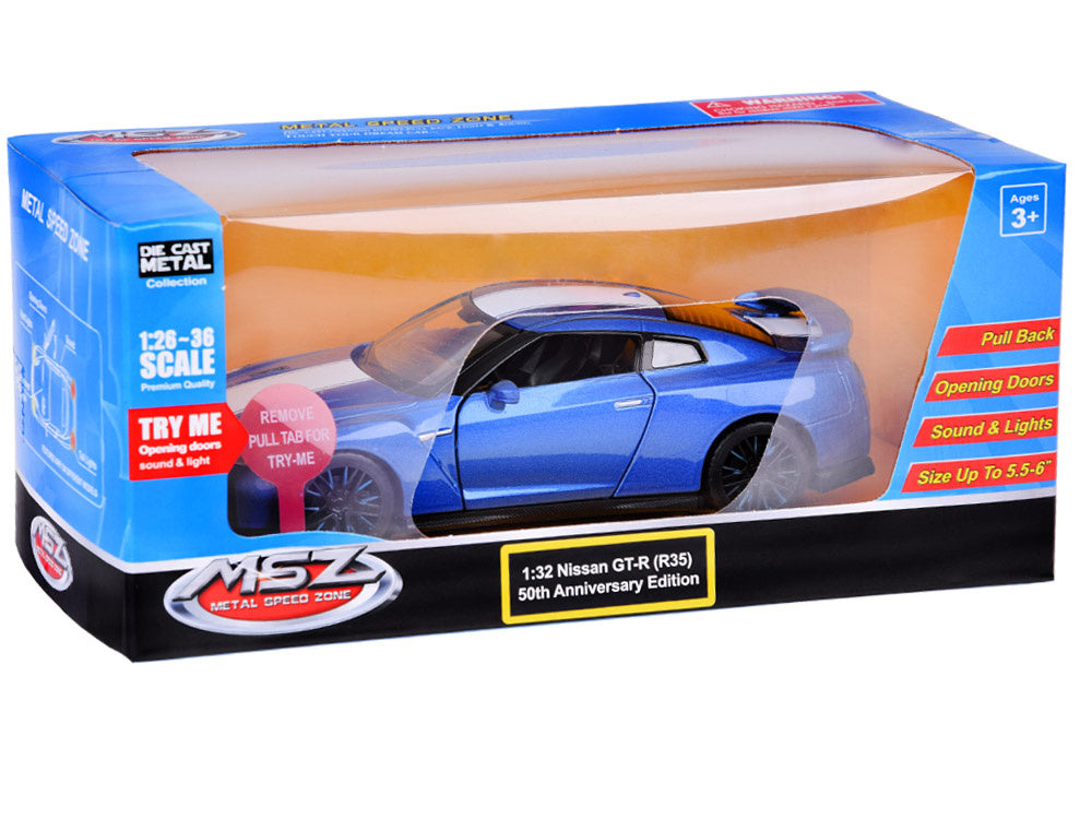 Metalinis modeliukas Nissan GT-R R35, 1:32