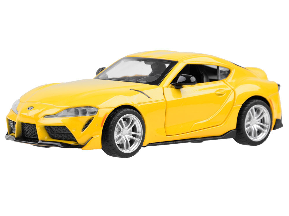 Žaislinis automobilis Toyota GR Supra 1:31, geltonas