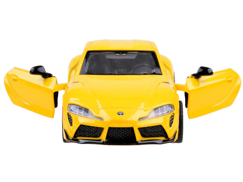Žaislinis automobilis Toyota GR Supra 1:31, geltonas