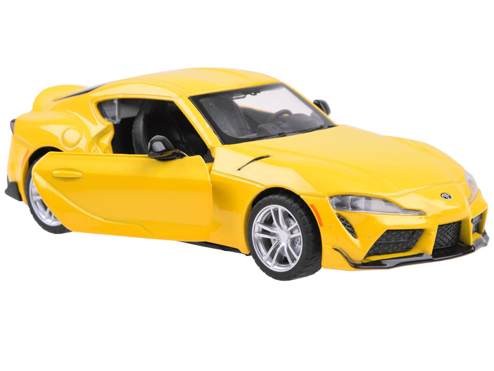 Žaislinis automobilis Toyota GR Supra 1:31, geltonas