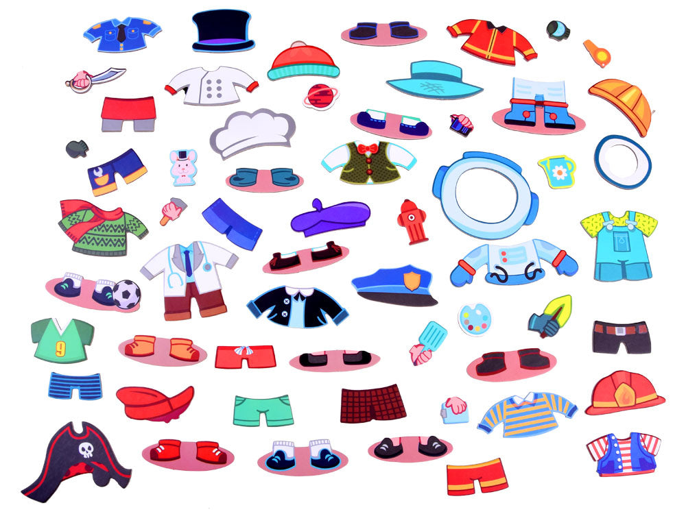 Magnetinių dėlionių knyga profesijos 59 el.