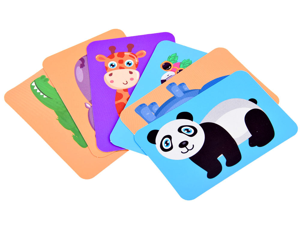 Magnetinė galvosūkių knyga „Zoologijos sodo gyvūnai“ 66 vnt.