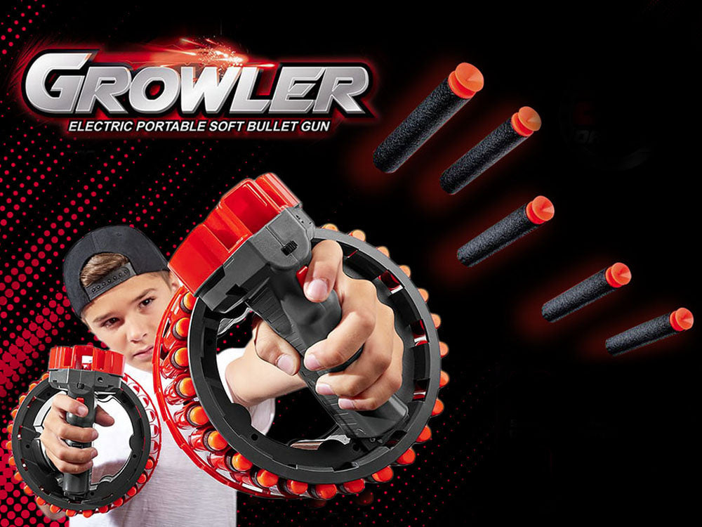 Automatinis kulkosvaidis „Growler“ su šoviniais