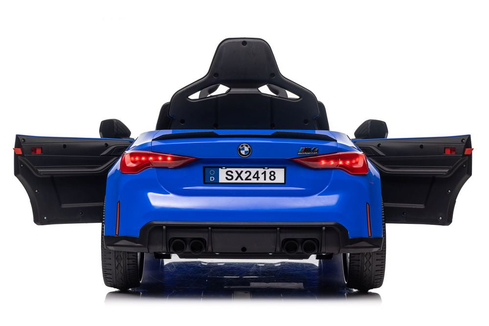 Vienvietis elektromobilis vaikams BMW M4, mėlynas