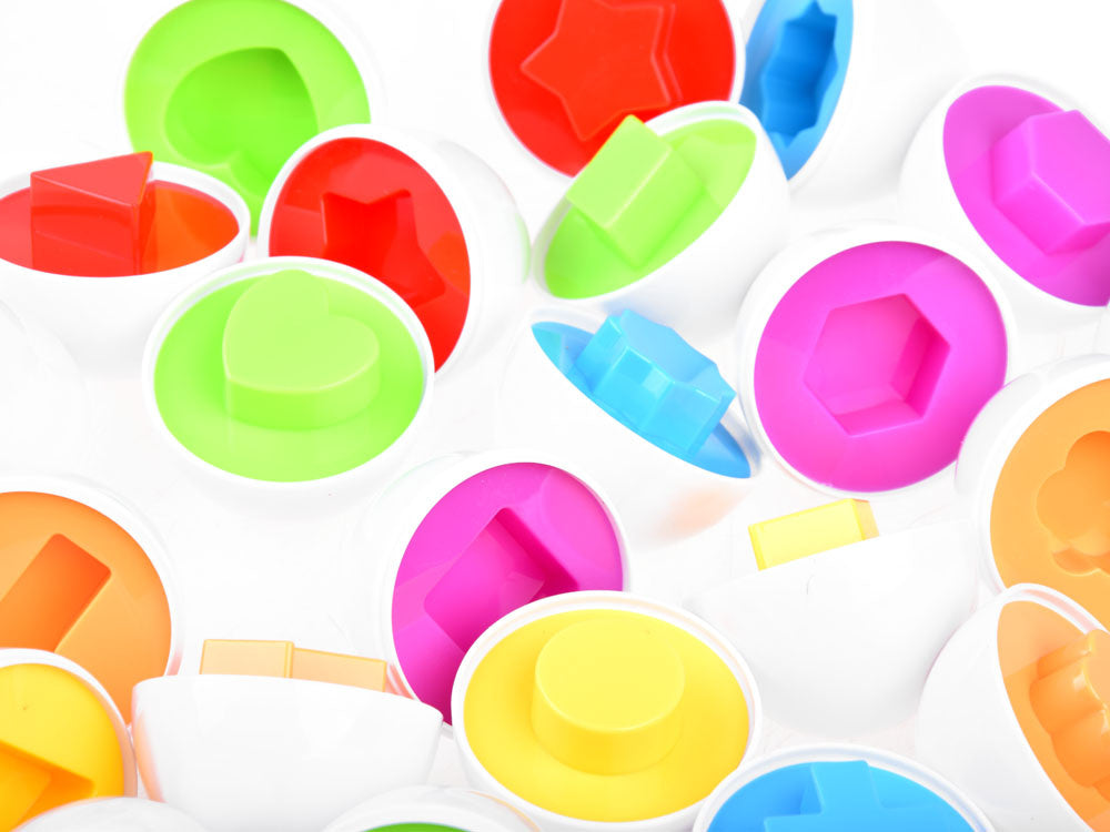 Edukacinių kiaušinių dėlionė 12vnt.