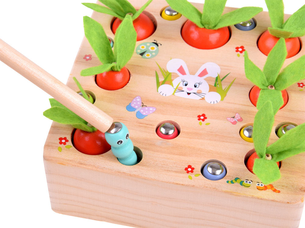 Medinis žaidimas „Morkos ir kirminai“