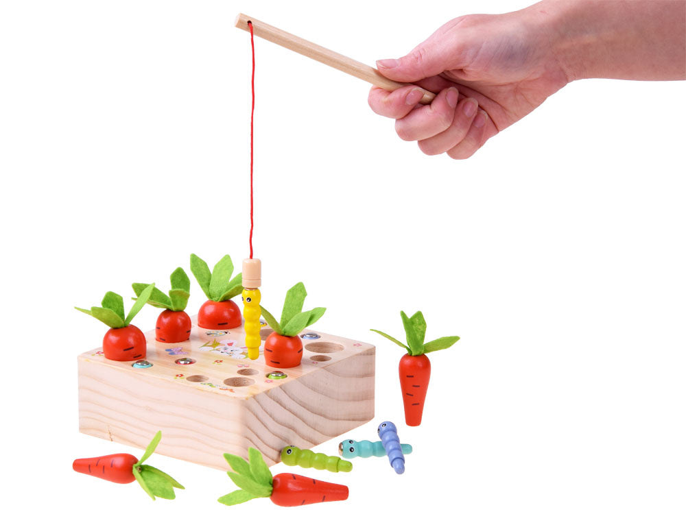 Medinis žaidimas „Morkos ir kirminai“