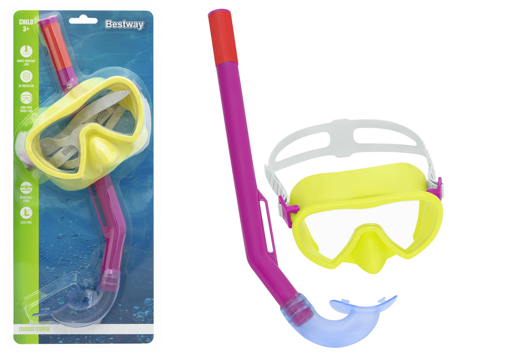 Plaukimo kaukė vaikams su snorkeliu, Bestway 24036