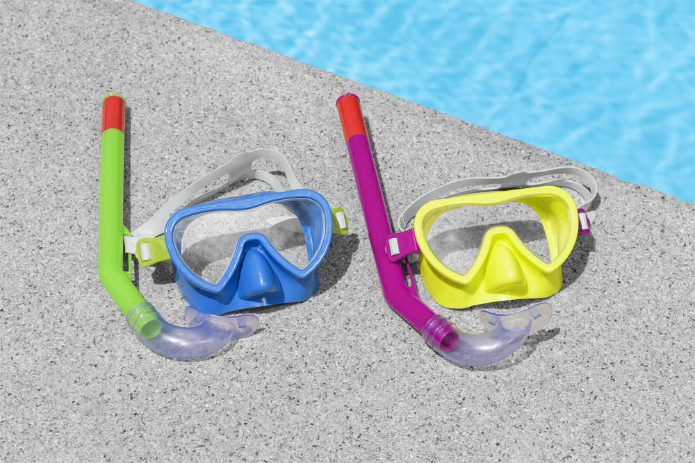 Plaukimo kaukė vaikams su snorkeliu, Bestway 24036